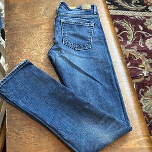 Zara TRF Premium Wash Straight Leg Jeans – Size 24 / 2